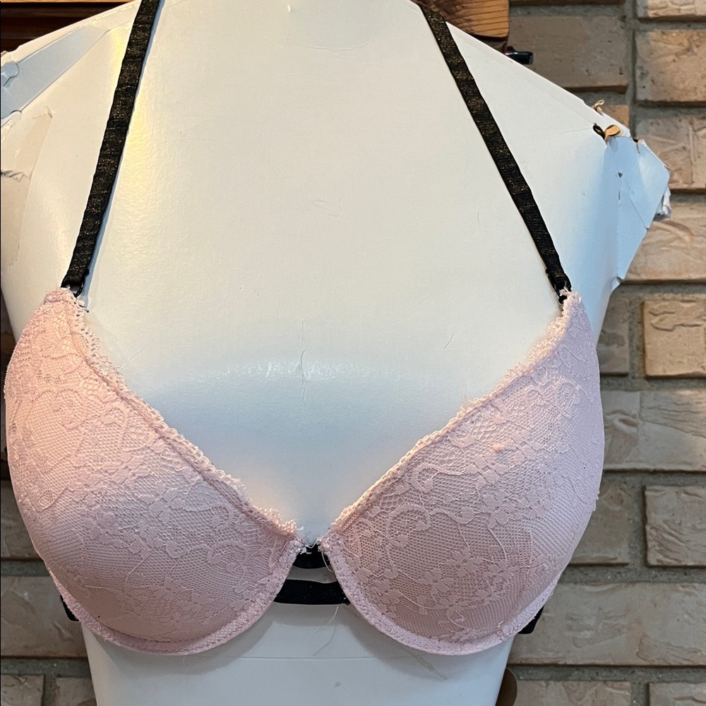 Lace Women's Bra - Soft Pink